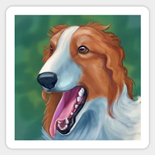 Borzoi Sticker